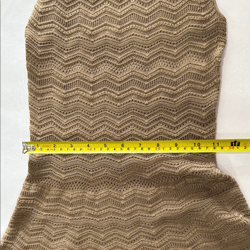 Ralph Lauren Black Label Tan Sleeveless Knit Dress in size S - Picture 10 of 12